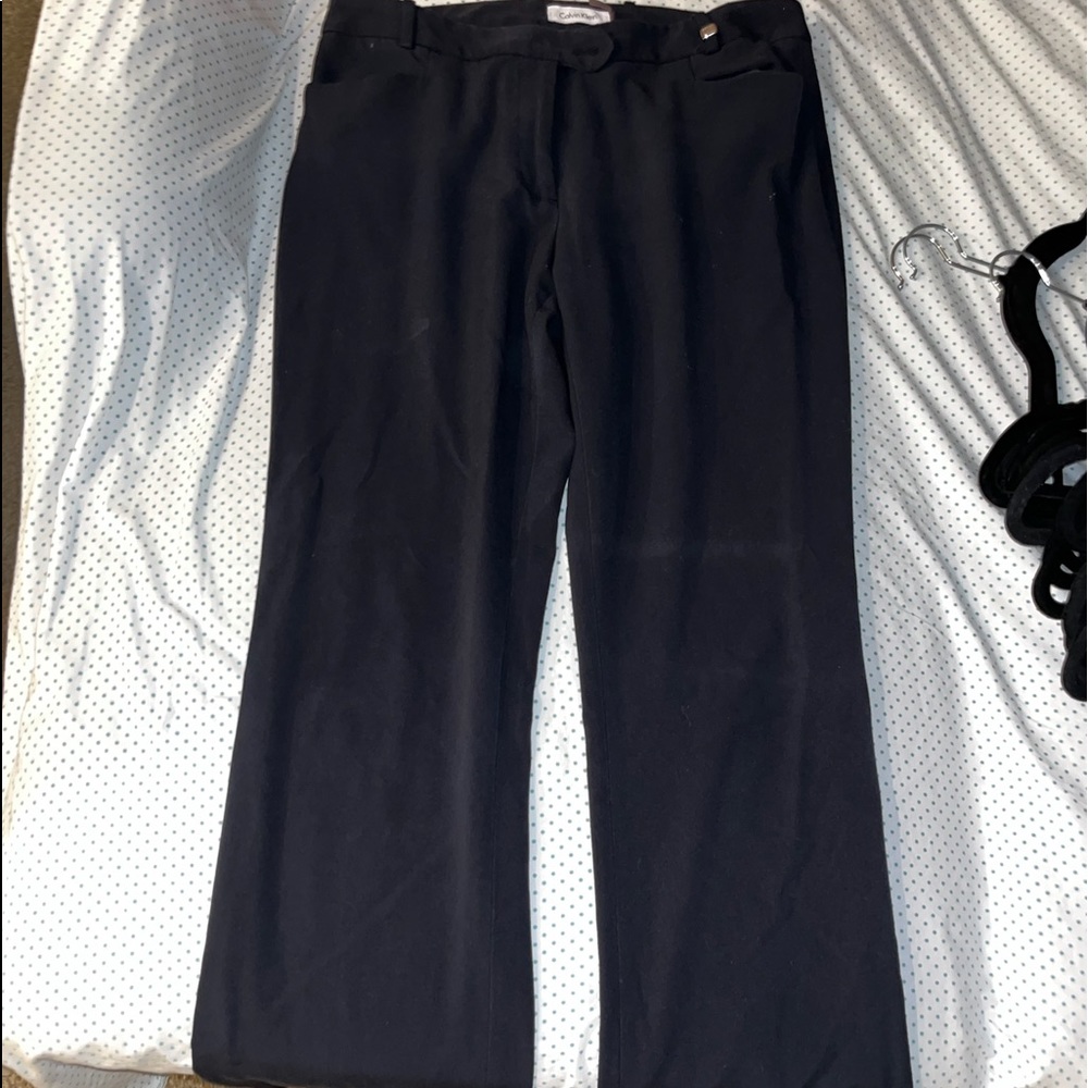 Calvin Klein size 6 dark navy business pants